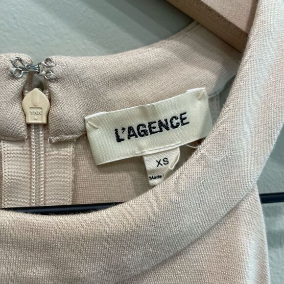 L'AGENCE Light Pink Sleeveless Halter Top Blouse - Size: XS - Picture 3 of 9